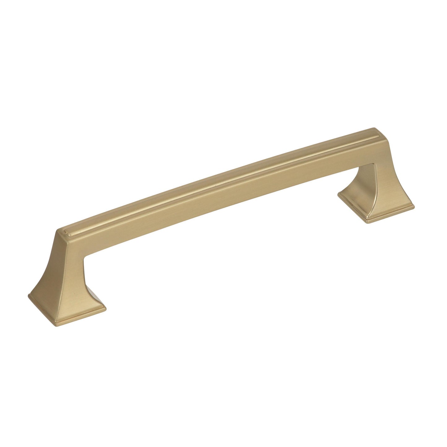 Amerock Mulholland Pull - 5-1/16 inch (128mm) CTC - Golden Champagne