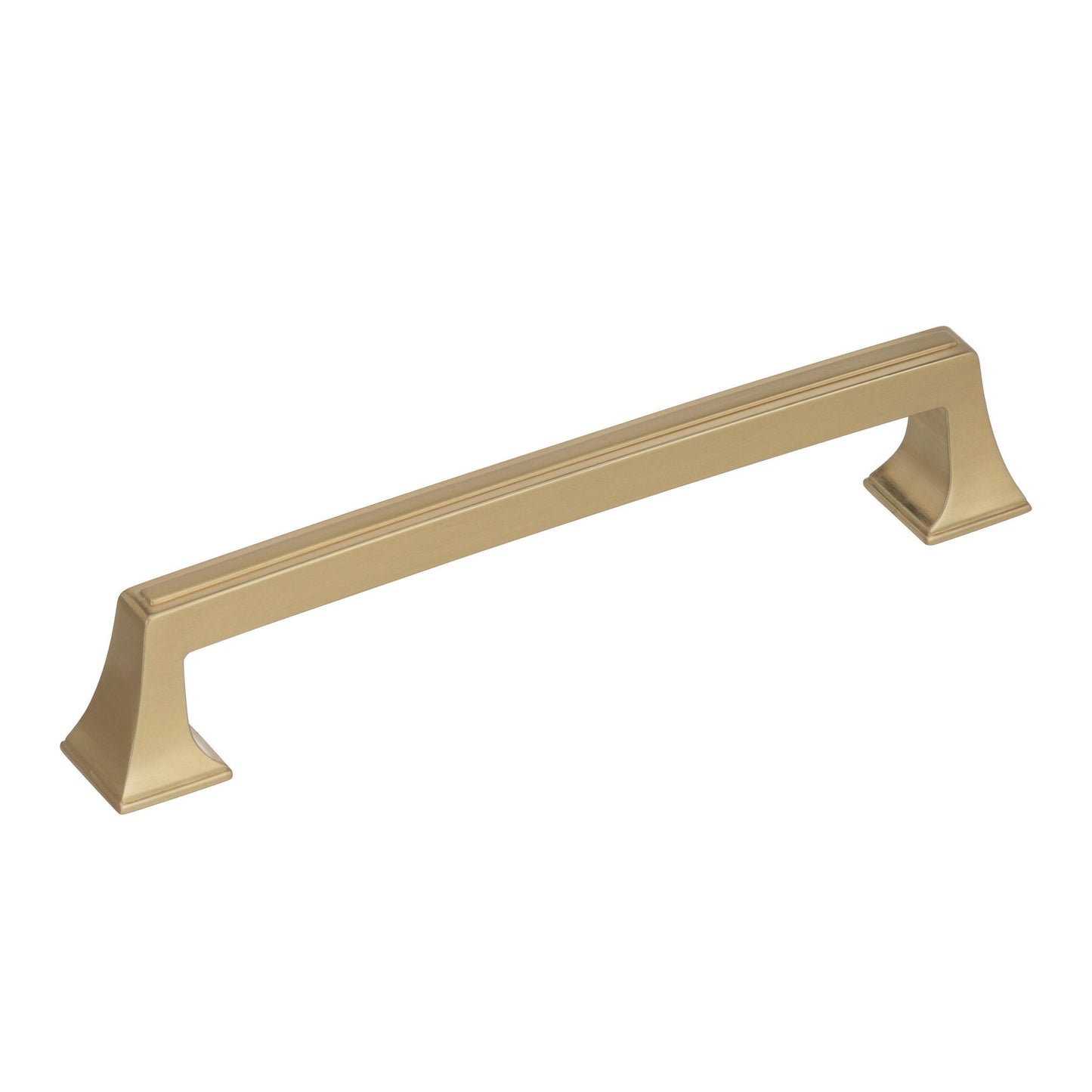 Amerock Mulholland Pull - 6-5/16 inch (160mm) CTC - Golden Champagne