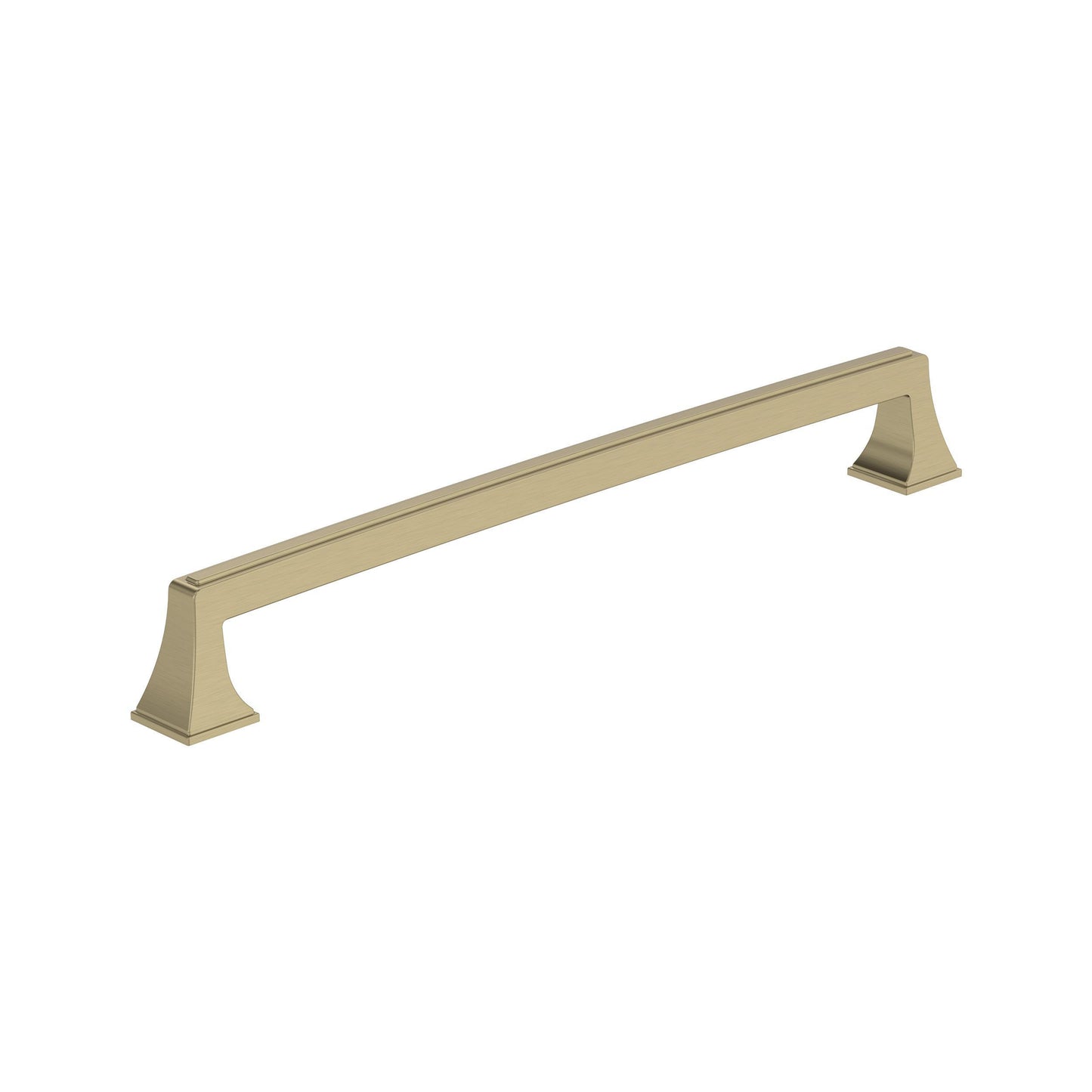 Amerock Mulholland Pull - 10-1/16 inch (256mm) CTC - Golden Champagne