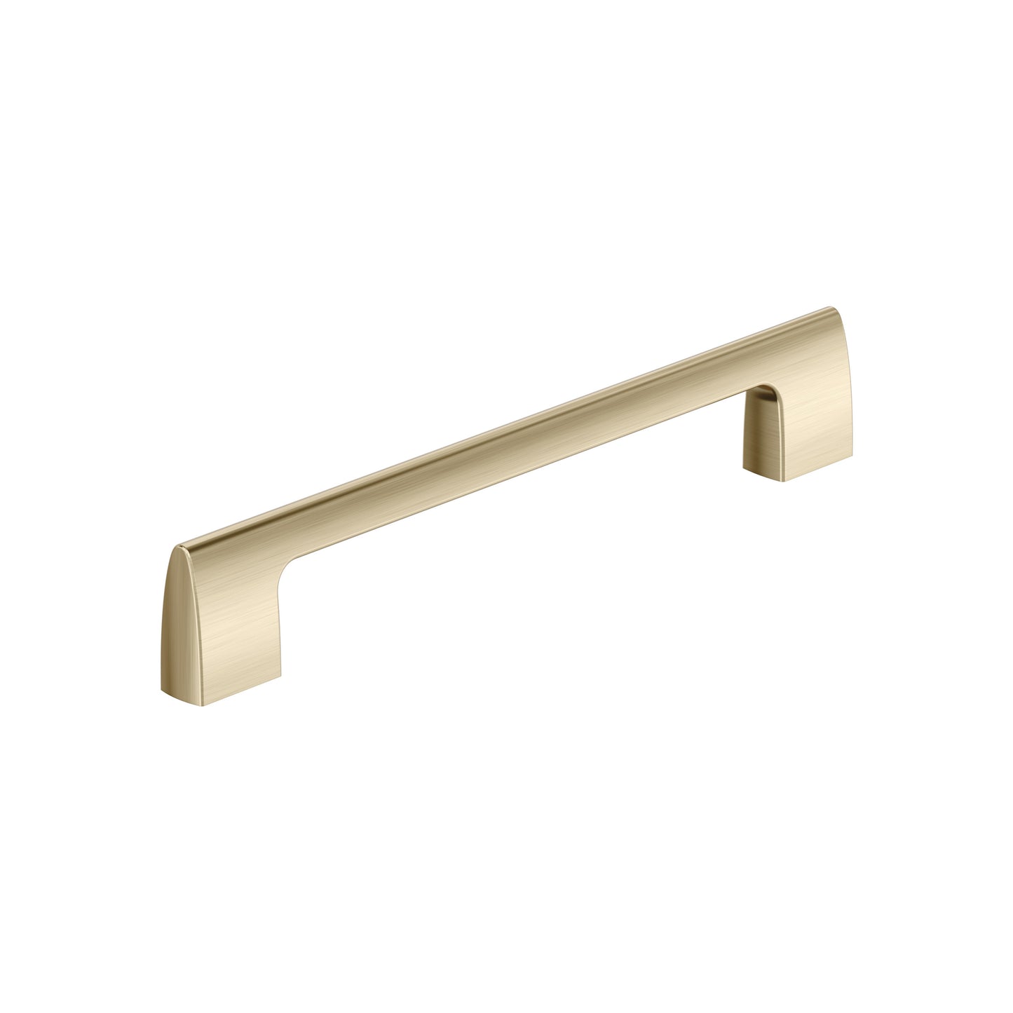 Amerock Riva Pull - 7-9/16 inch (192mm) CTC - Golden Champagne