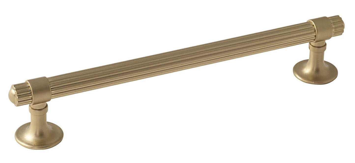 Amerock Sea Grass Pull - 6-5/16 inch (160mm) CTC - Golden Champagne