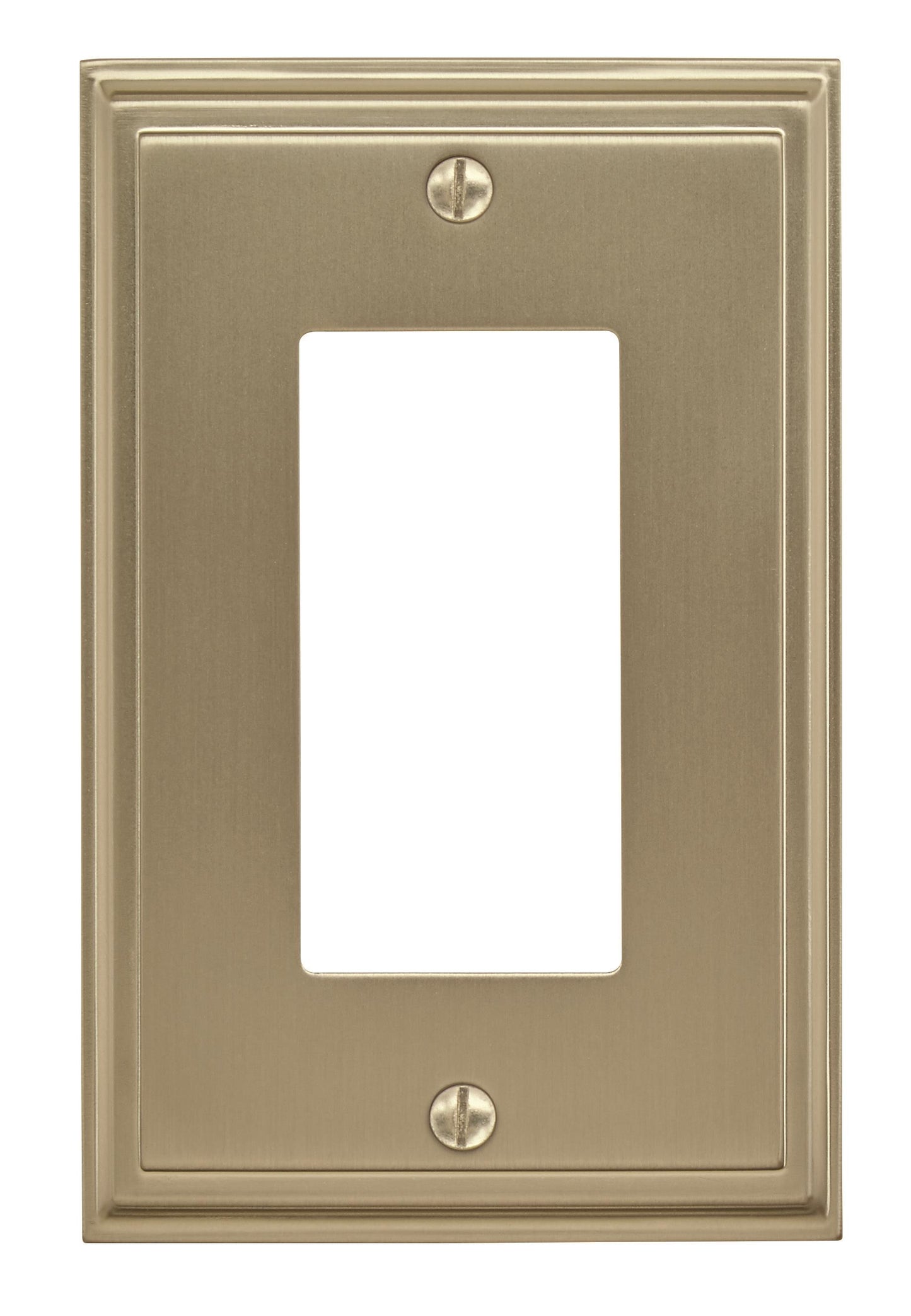 Amerock Mulholland Wall Plate - 1 Rocker - Golden Champagne