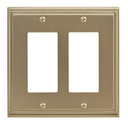 Amerock Mulholland Wall Plate - Golden Champagne