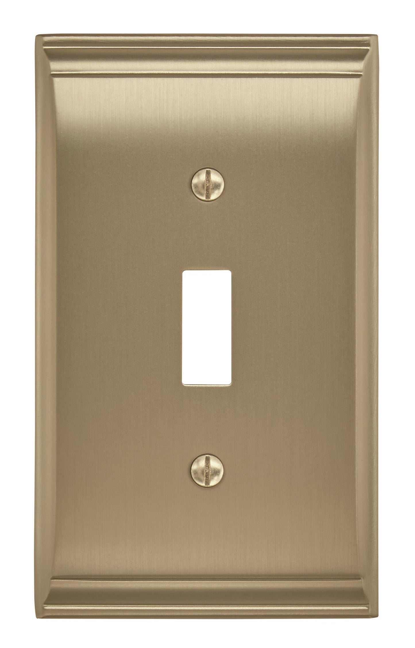 Amerock Candler Wall Plate - 1 Toggle - Golden Champagne