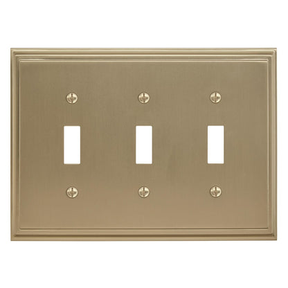 Amerock Mulholland Wall Plate - Golden Champagne