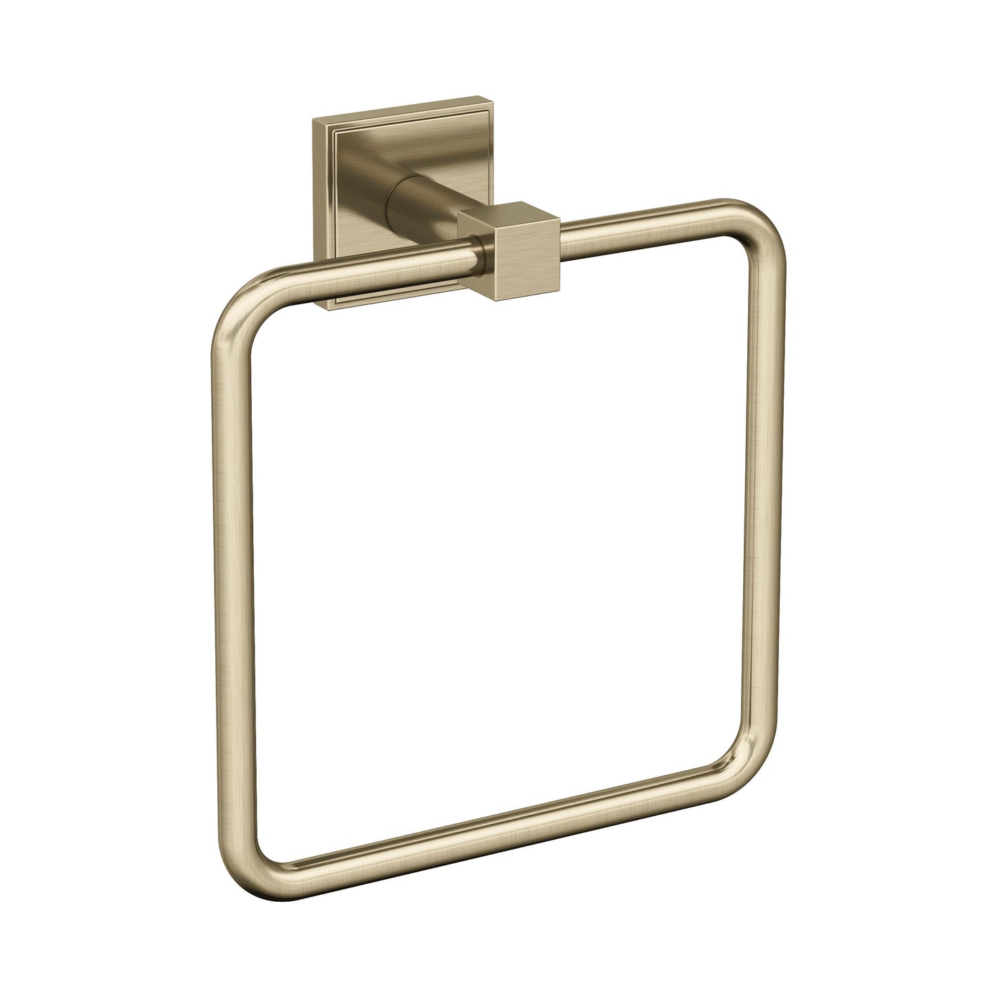 Amerock Appoint Towel Ring - 7-1/16 inch (179mm) Width - Golden Champagne
