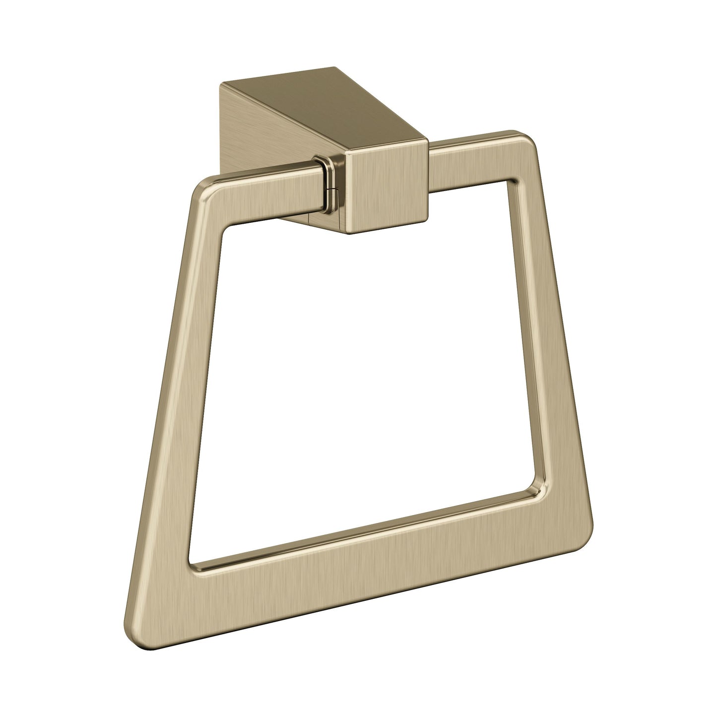 Amerock Blackrock Towel Ring - 6-13/16 inch (173mm) Width - Golden Champagne