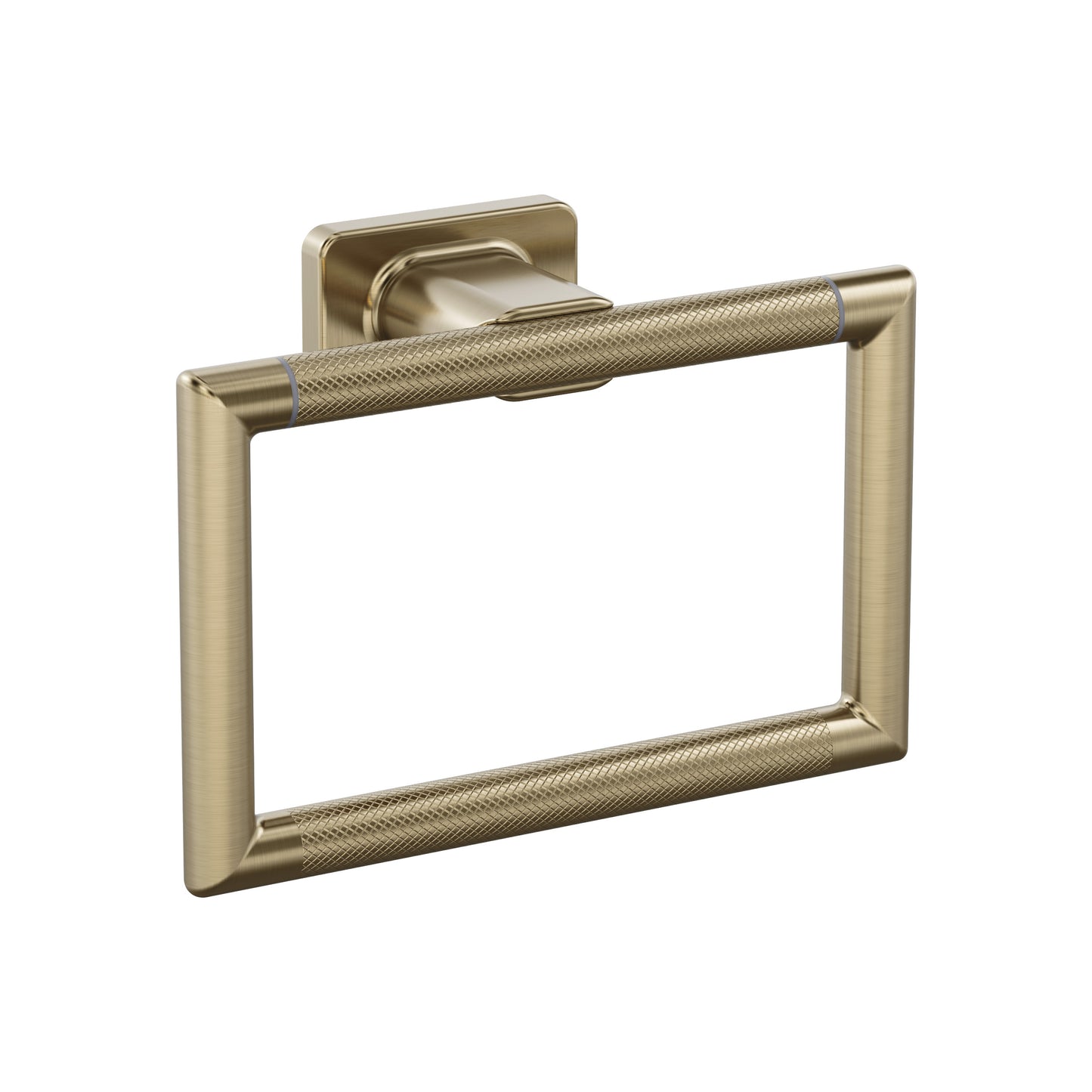 Amerock Bronx Towel Ring - 5-1/4 inch (133mm) Width - Golden Champagne