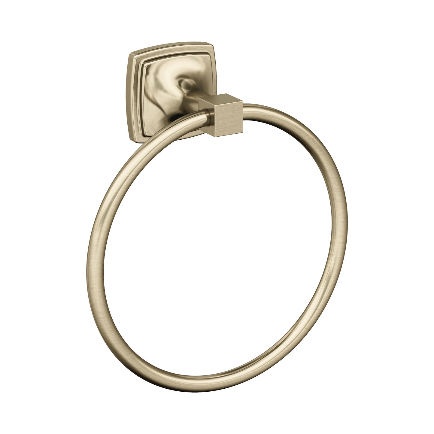 Amerock Stature Towel Ring - 7-9/16 inch (192mm) Width - Golden Champagne