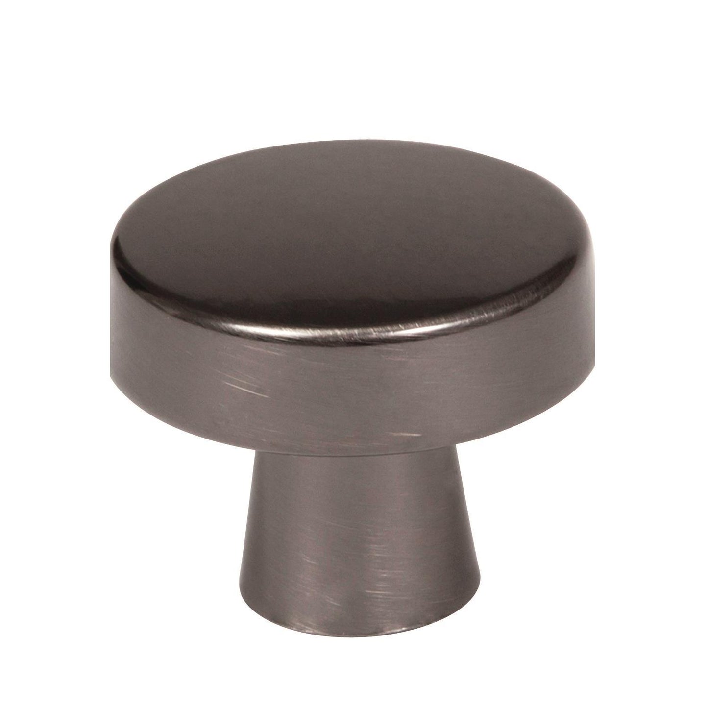 Amerock Blackrock Knob - 1-5/16 inch (33mm) Diameter - Gunmetal