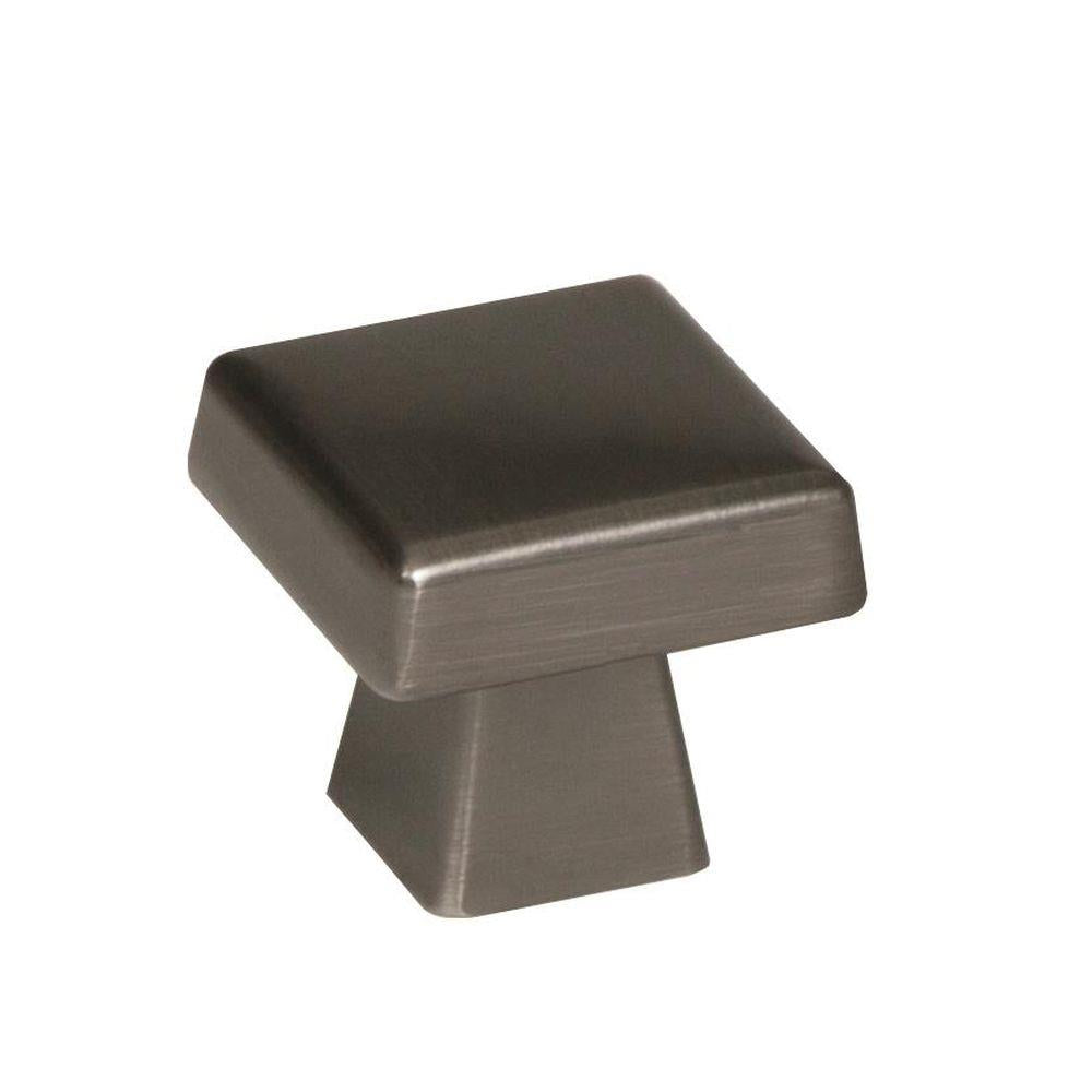 Amerock Blackrock Knob - 1-1/2 inch (38mm) Length - Gunmetal