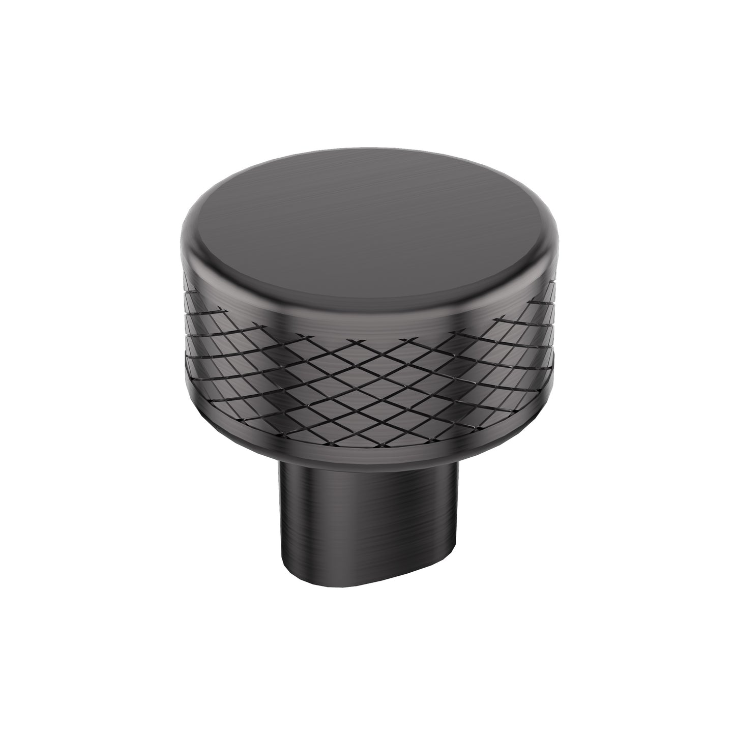 Amerock Bronx Knob - 1-1/4 inch (32mm) Diameter - Gunmetal