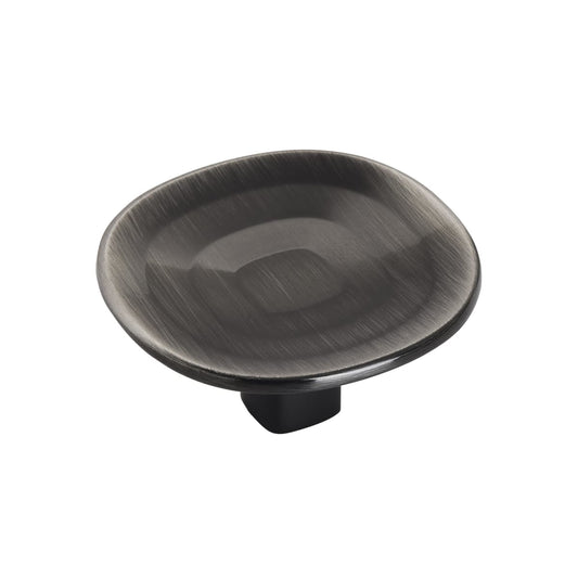 Amerock Concentric Cabinet Knob - Gunmetal