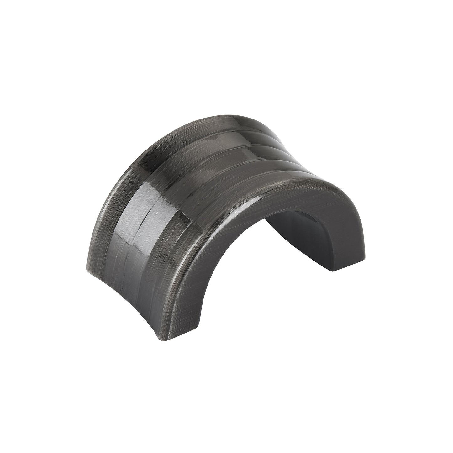 Amerock Concentric Finger Pull - 1-1/4 inch (32mm) CTC - Gunmetal