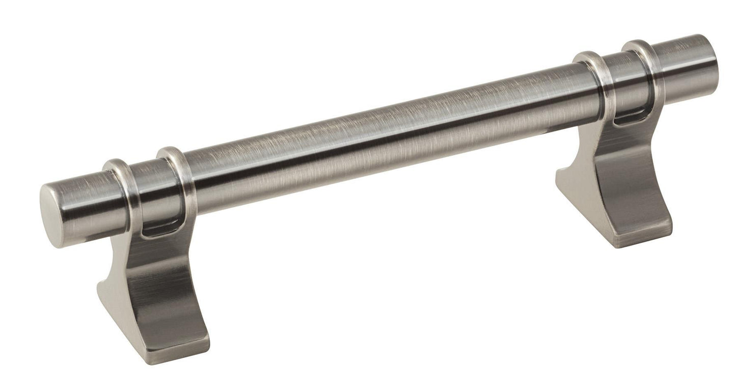 Amerock Davenport Pull - 3-3/4 inch (96mm) CTC - Gunmetal