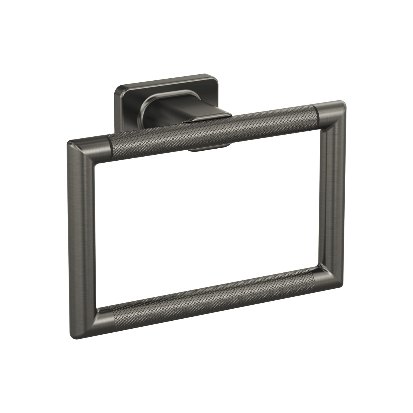 Amerock Bronx Towel Ring - 5-1/4 inch (133mm) Width - Gunmetal
