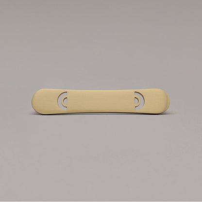 Hapny Horizon Cabinet Pull - 8 in (203.2mm) - Satin Brass