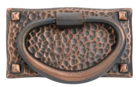 Emtek Hammered Oval Pull