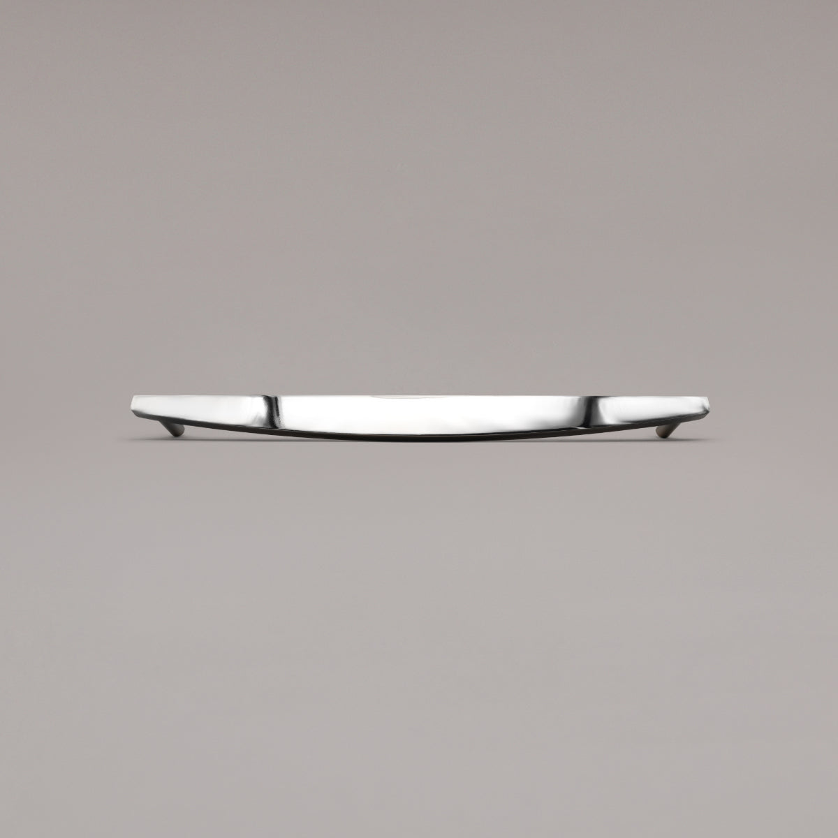 Hapny Half Moon Cabinet Pull - 18 in (457.2mm) (Appliance Pull) - Polished Nickel