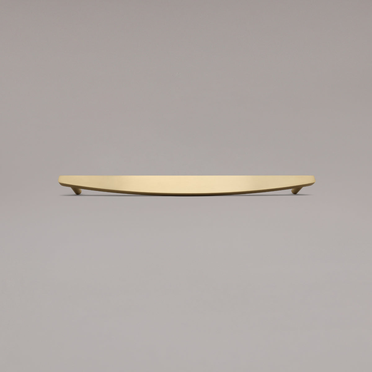 Hapny Half Moon Cabinet Pull - 18 in (457.2mm) (Appliance Pull) - Satin Brass