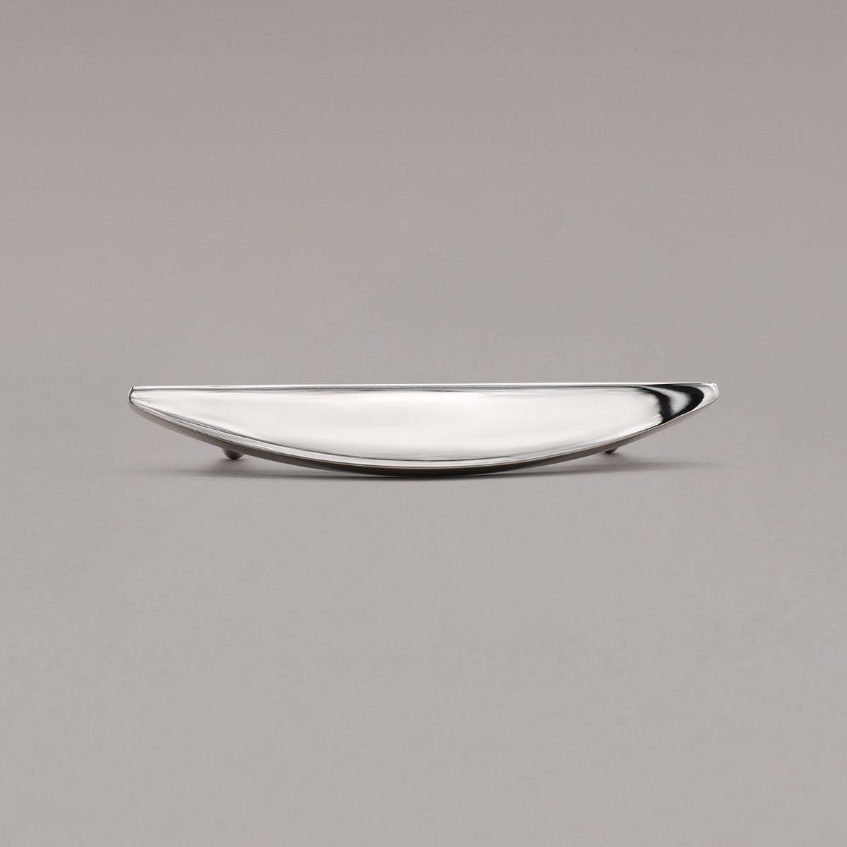 Hapny Half Moon Cabinet Pull - 4 in (101.6mm) - Polished Nickel