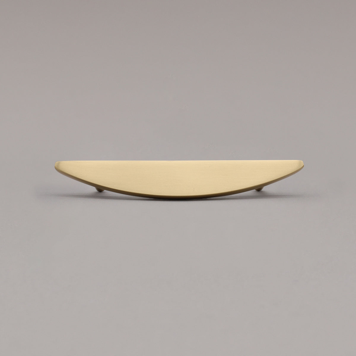 Hapny Half Moon Cabinet Pull - 4 in (101.6mm) - Satin Brass