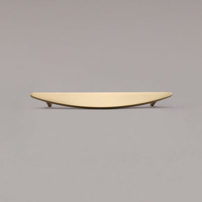 Hapny Half Moon Cabinet Pull - 6 in (152.4mm) - Satin Brass