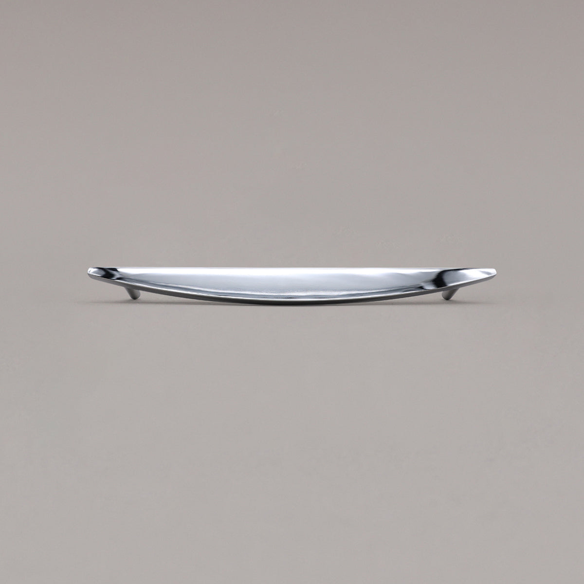 Hapny Half Moon Cabinet Pull - 8 in (203.2mm) - Polished Chrome