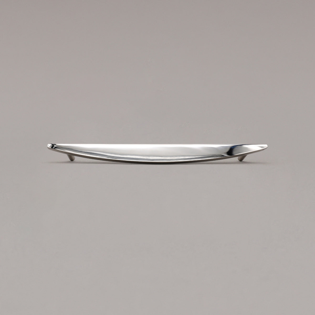 Hapny Half Moon Cabinet Pull - 8 in (203.2mm) - Polished Nickel