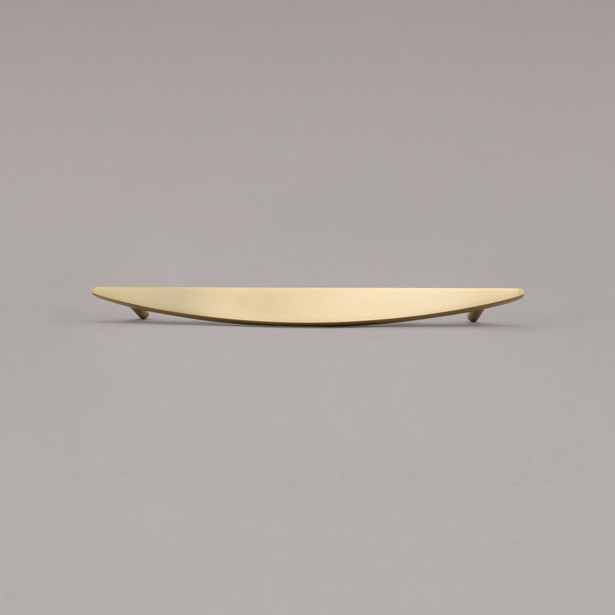 Hapny Half Moon Cabinet Pull - 8 in (203.2mm) - Satin Brass