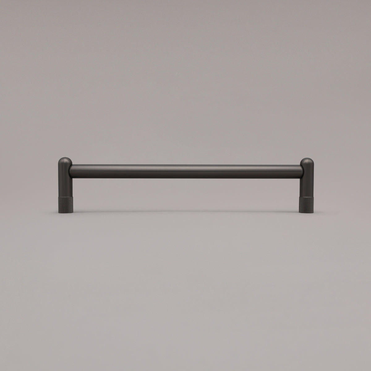 Hapny Knurled Cabinet Pull - 12 in (304.8mm) (Appliance Pull) - Graphite