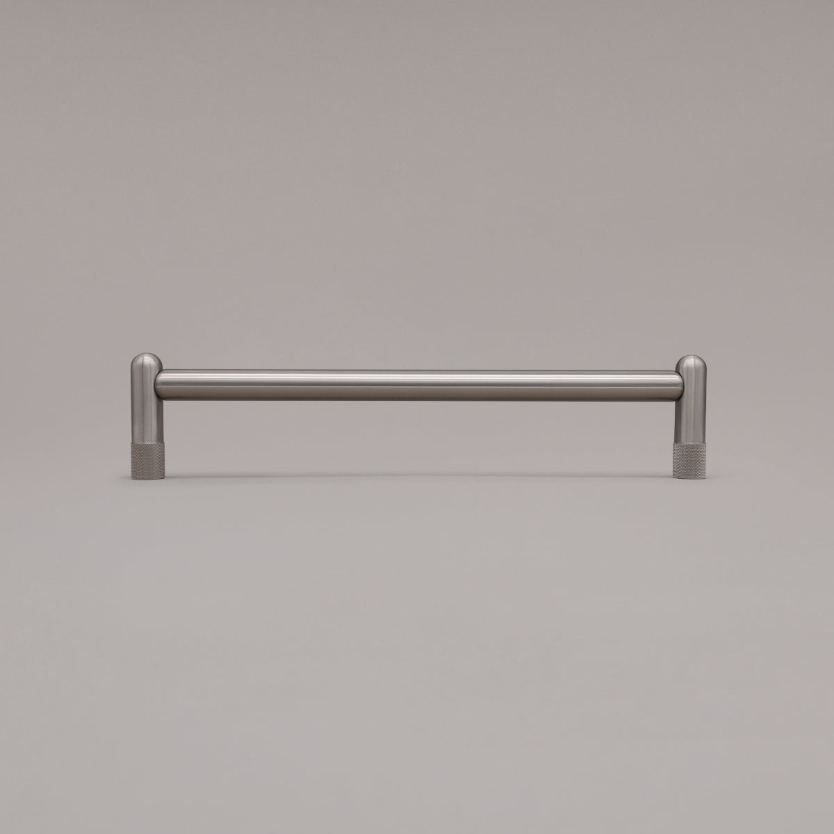 Hapny Knurled Cabinet Pull - 12 in (304.8mm) (Appliance Pull) - Satin Nickel