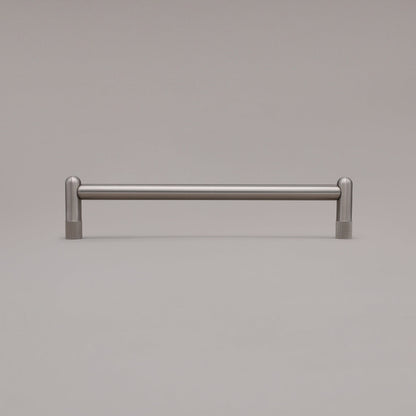 Hapny Knurled Cabinet Pull - 12 in (304.8mm) (Appliance Pull) - Satin Nickel