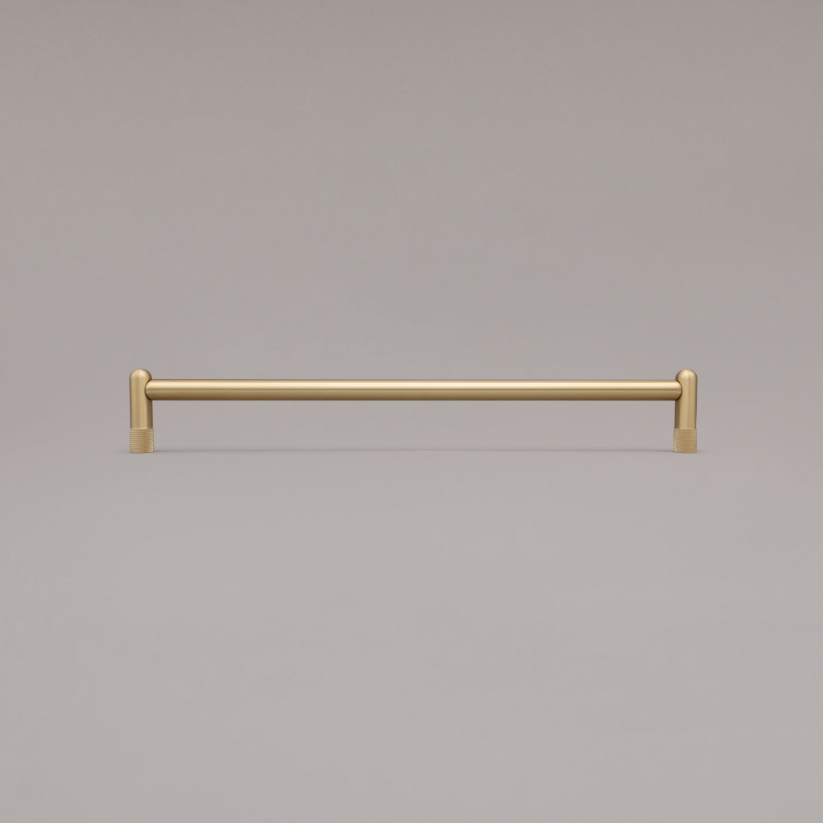 Hapny Knurled Cabinet Pull - 18 in (457.2mm) (Appliance Pull) - Satin Brass