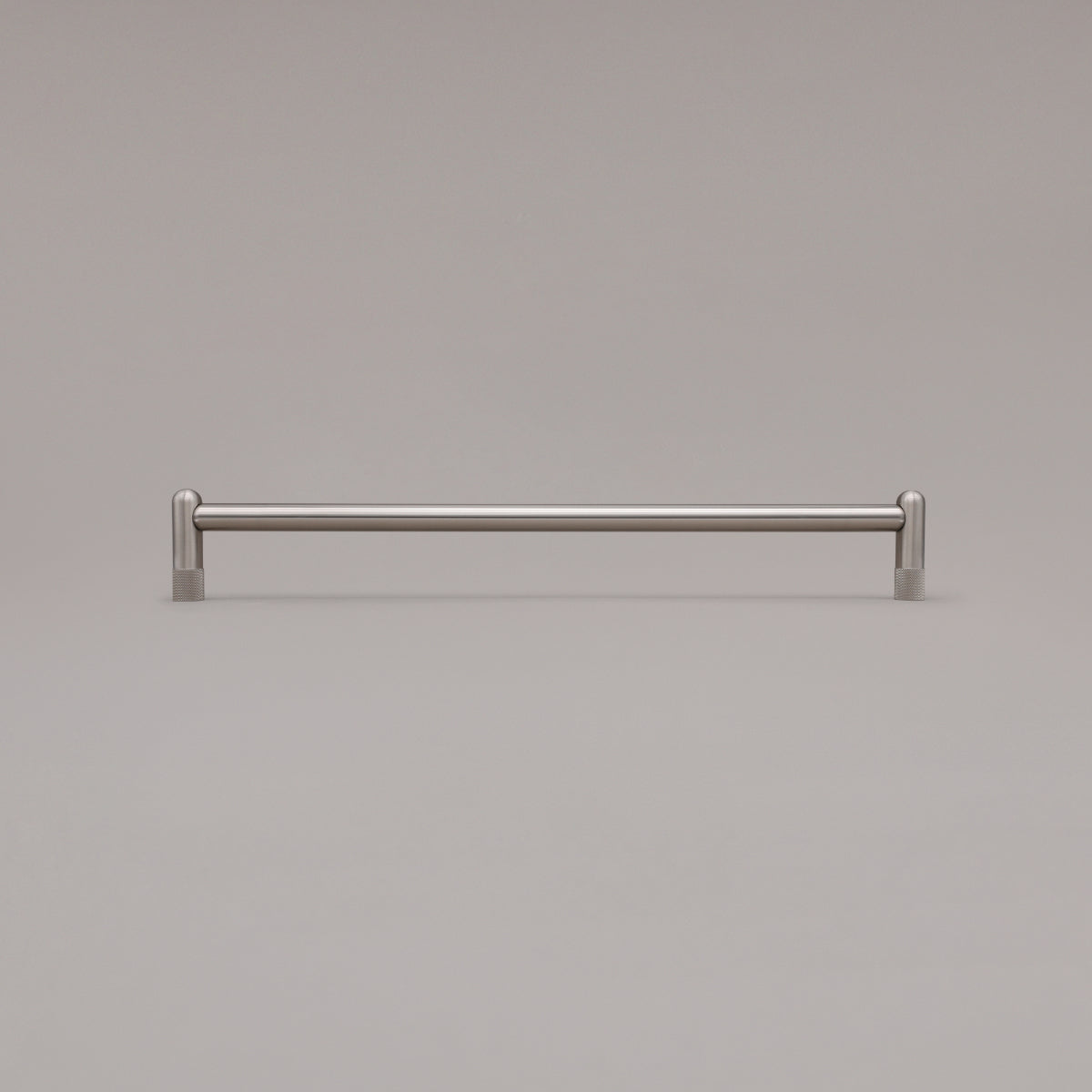 Hapny Knurled Cabinet Pull - 18 in (457.2mm) (Appliance Pull) - Satin Nickel
