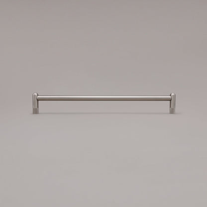 Hapny Knurled Cabinet Pull - 18 in (457.2mm) (Appliance Pull) - Satin Nickel
