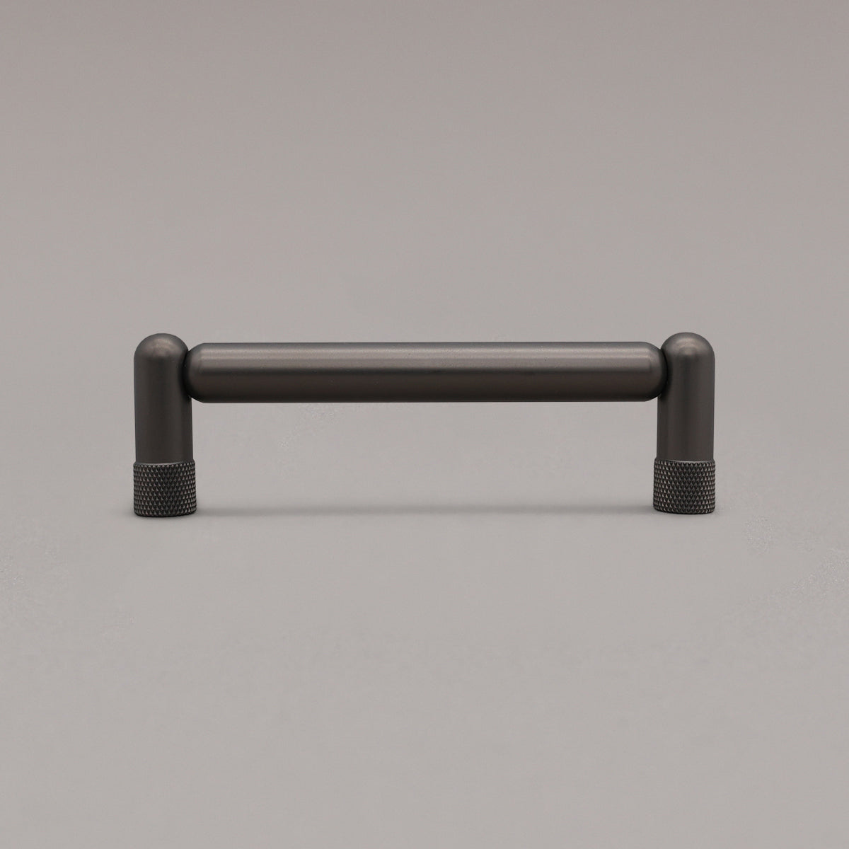 Hapny Knurled Cabinet Pull - 4 in (101.6mm) - Graphite
