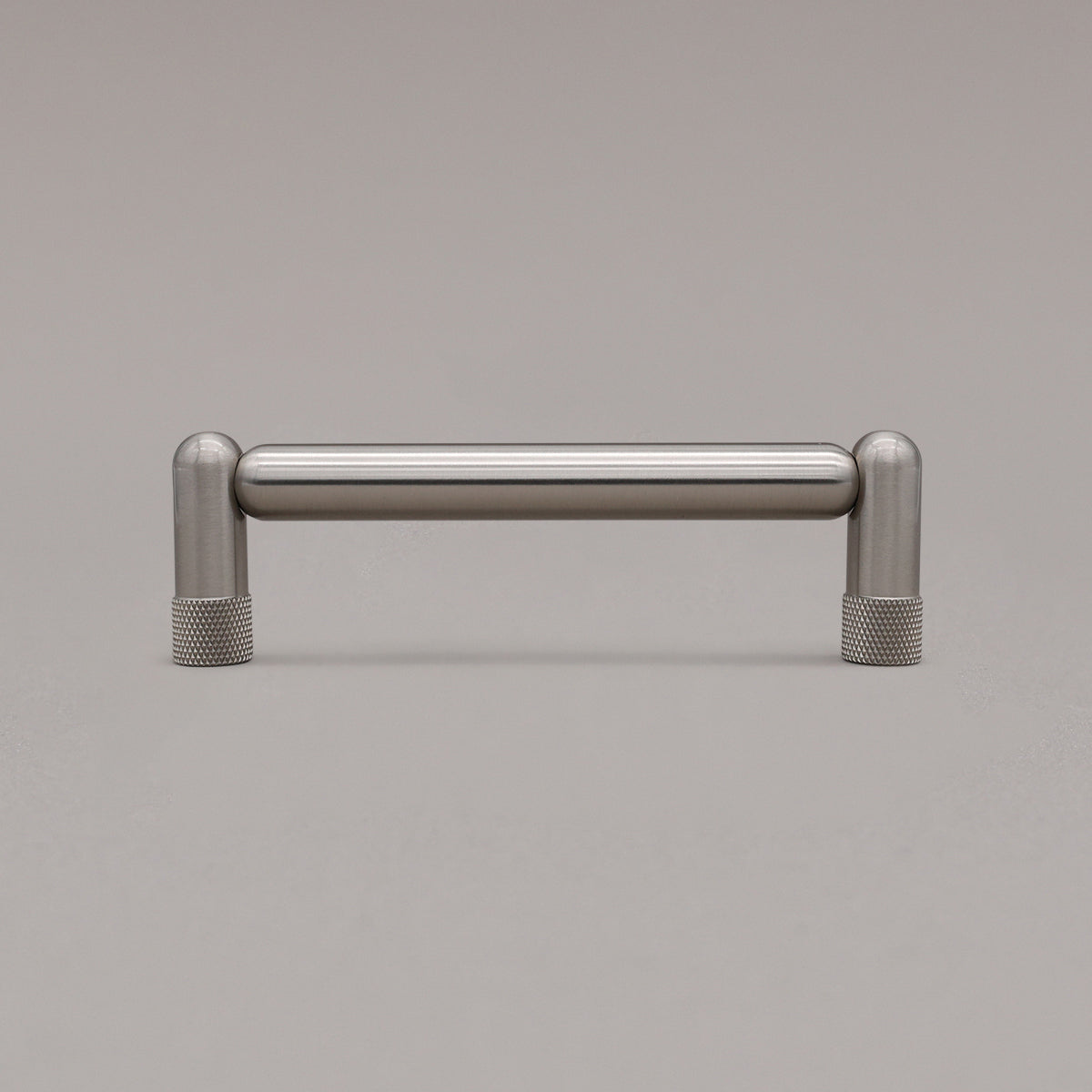 Hapny Knurled Cabinet Pull - 4 in (101.6mm) - Satin Nickel