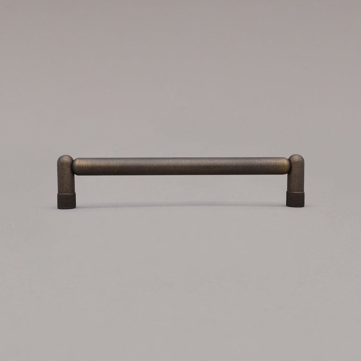 Hapny Knurled Cabinet Pull - 6 in (152.4mm) - Antique English