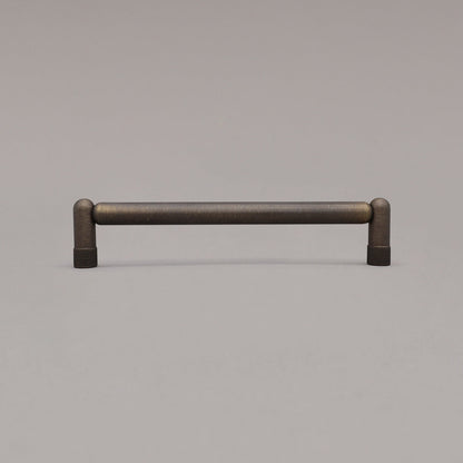 Hapny Knurled Cabinet Pull - 6 in (152.4mm) - Antique English