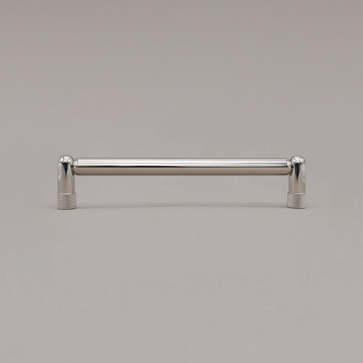 Hapny Knurled Cabinet Pull - 6 in (152.4mm) - Polished Nickel