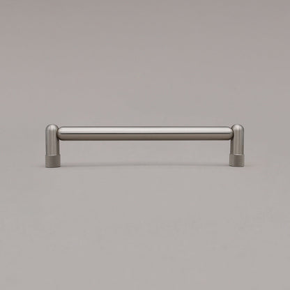 Hapny Knurled Cabinet Pull - 6 in (152.4mm) - Satin Nickel