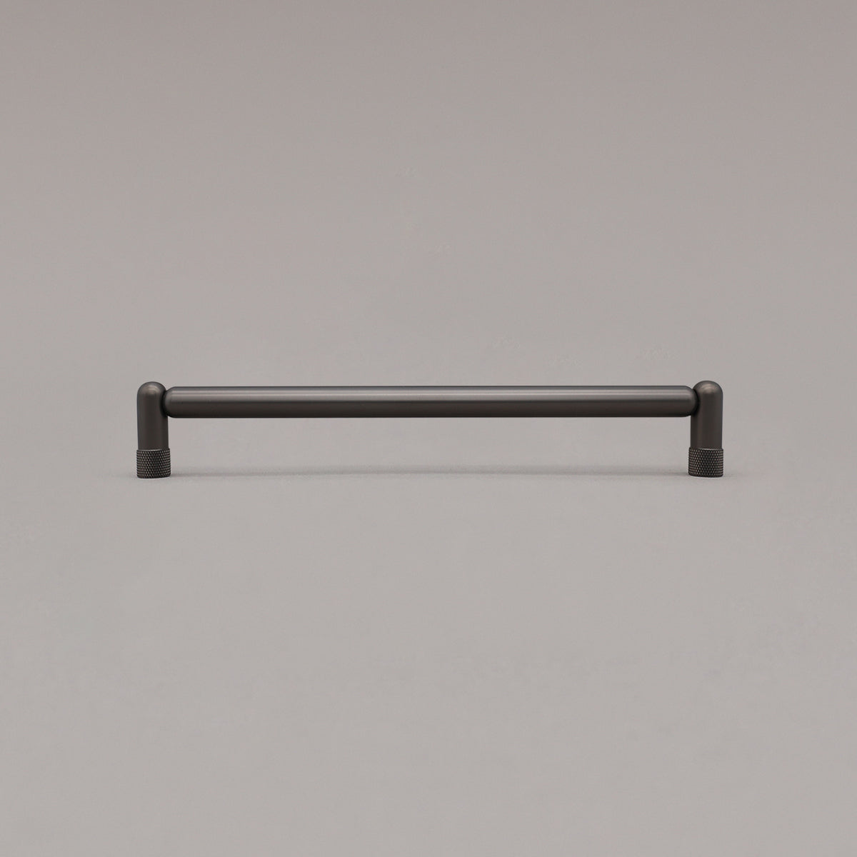 Hapny Knurled Cabinet Pull - 8 in (203.2mm) - Graphite