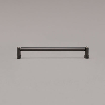 Hapny Knurled Cabinet Pull - 8 in (203.2mm) - Graphite