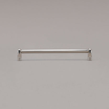 Hapny Knurled Cabinet Pull - 8 in (203.2mm) - Polished Nickel