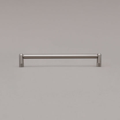 Hapny Knurled Cabinet Pull - 8 in (203.2mm) - Satin Nickel