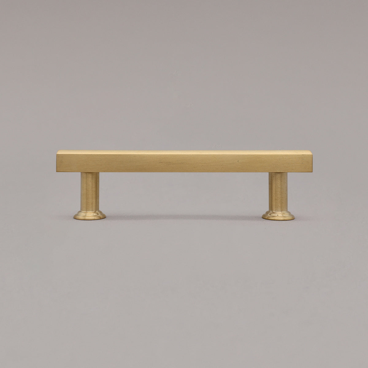Hapny Mod Cabinet Pull - 96mm (3-3/4 in) - Unlacquered Satin Brass