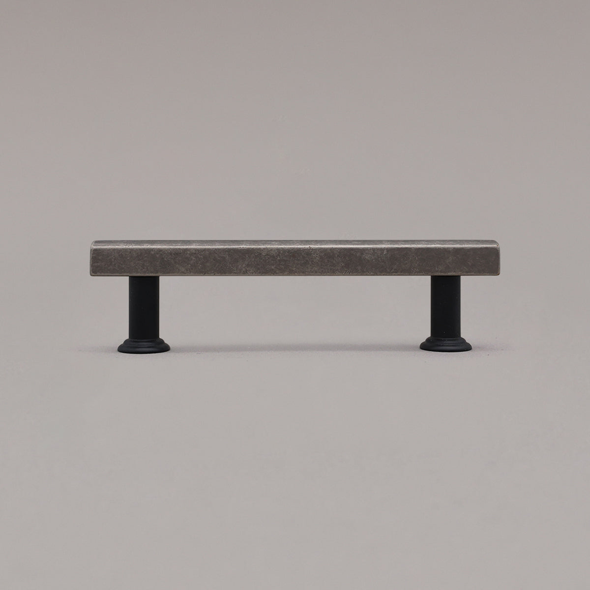 Hapny Mod Cabinet Pull - 96mm (3-3/4 in) - Weathered Nickel / Matte Black
