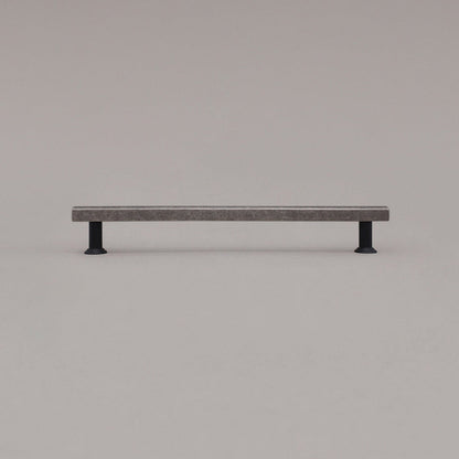 Hapny Mod Cabinet Pull - 8 in (203.2mm) - Weathered Nickel / Matte Black