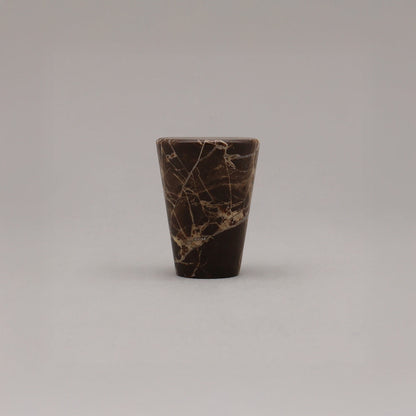 Hapny Marble Cone Cabinet Knob - Coffee Brown
